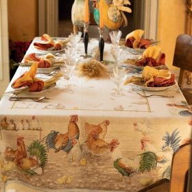 ROOSTERS TABLE LINEN
