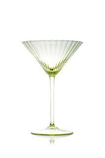 Lyon Martini glass - OLIVE GREEN